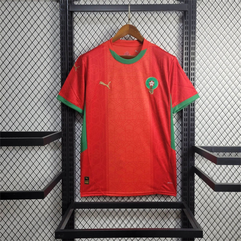 Camisa Marrocos Home 24/25 - Vermelha