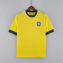 Camisa Brasil Retrô 1970 - Amarela