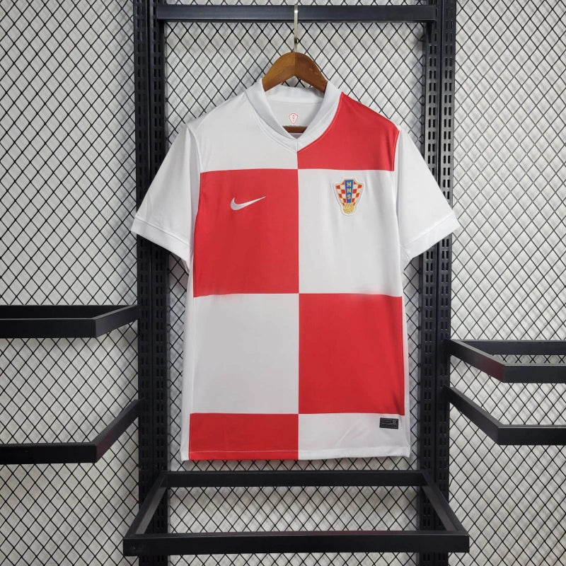 Camisa Croácia Home 24/25 - Vermelha e branca