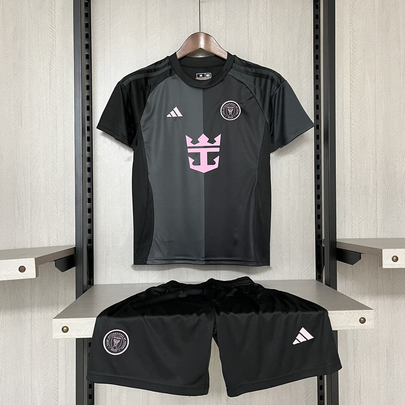 Conjunto Infantil Inter de Miami Away 25/26 - Preto