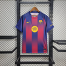 Camisa Barcelona Home 25/26 - Azul e Vermelha