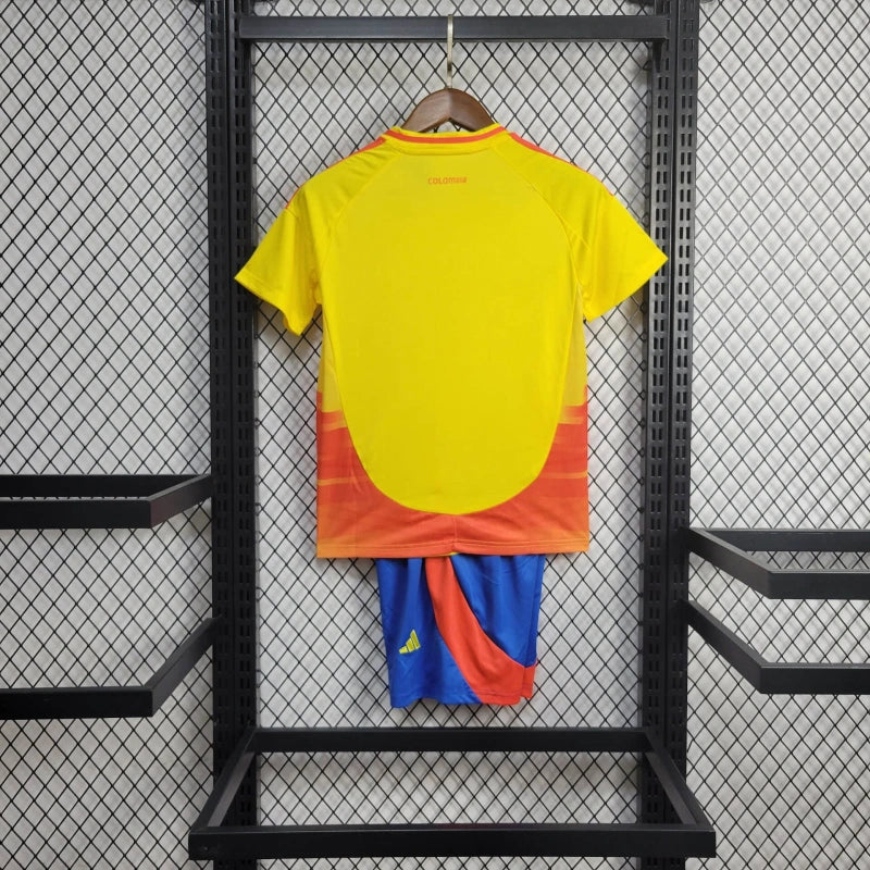 Conjunto Infantil Colombia Home 24/25 - Amarelo
