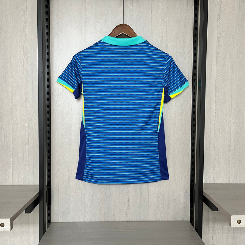 Camisa Brasil Feminina Away 24/25 - Azul