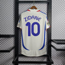 Camisa França Retrô Zidane 2006 - Branca
