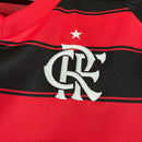 Camisa CRF Feminina Home 25/26 - Preta e Vermelha