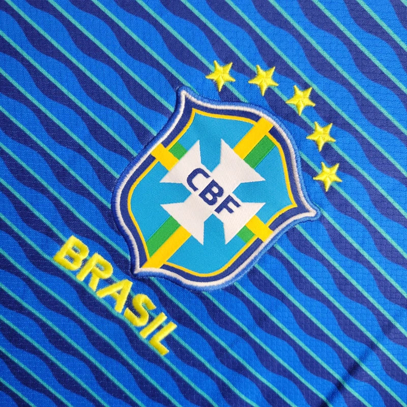 Camisa Brasil Away 24/25 - Azul