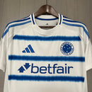 Camisa Cruzeiro Away 25/26 - Branco e Azul
