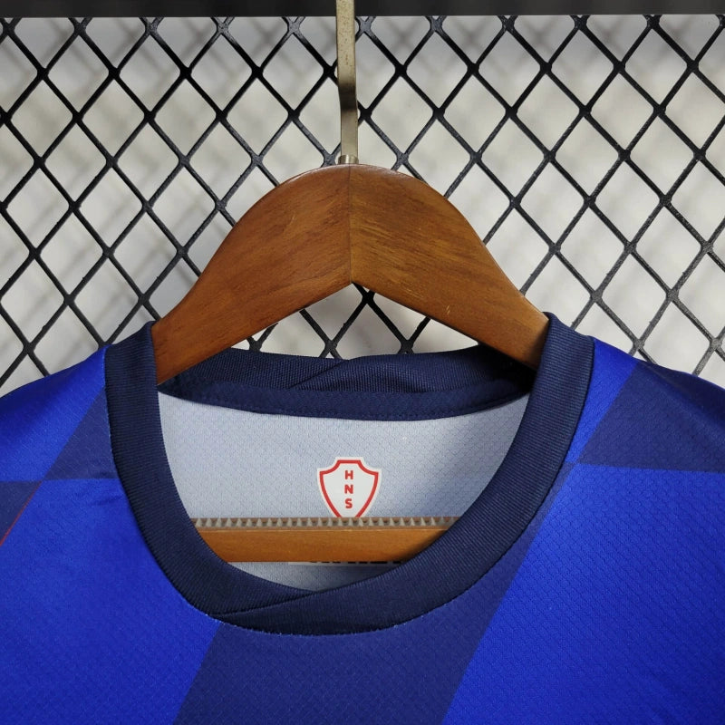 Conjunto Infantil Croácia Away 24/25 - Azul