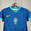 Camisa Brasil Feminina Away 24/25 - Azul