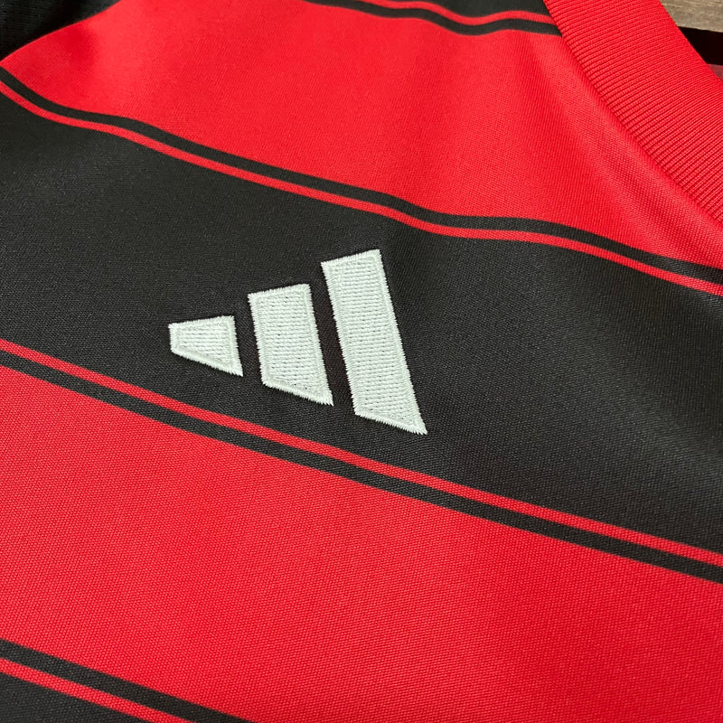Camisa CRF Feminina Home 25/26 - Preta e Vermelha