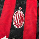 Camisa AC Milan Home 25/26 - Preto e Vermelho