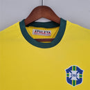 Camisa Brasil Retrô 1970 - Amarela