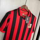 Camisa AC Milan Comemorativa 125 anos - Vermelho e Preto
