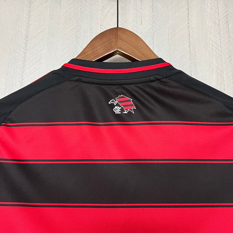 Camisa CRF Feminina Home 25/26 - Preta e Vermelha