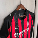 Camisa AC Milan Home 25/26 - Preto e Vermelho