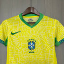 Camisa Brasil Feminina Home 24/25 - Amarela