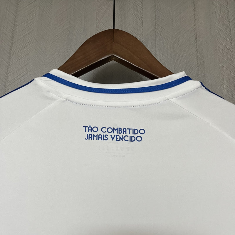 Camisa Cruzeiro Away 25/26 - Branco e Azul