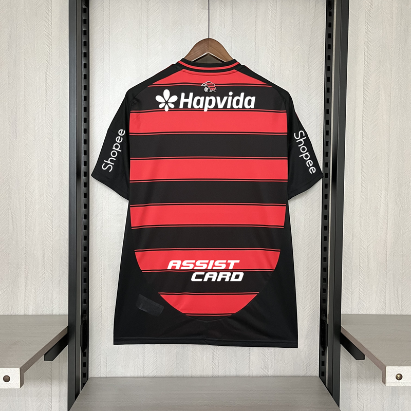 Camisa Flamengo Home 25/26 Jogador- Vermelha e Preta Campeão Libertadores