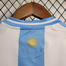 Conjunto Infantil Argentina Home 24/25 - Branca e Azul