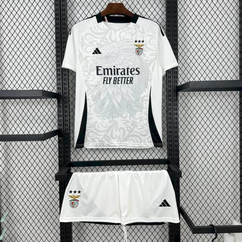 Conjunto Infantil Benfica Home 25/26 - Branco