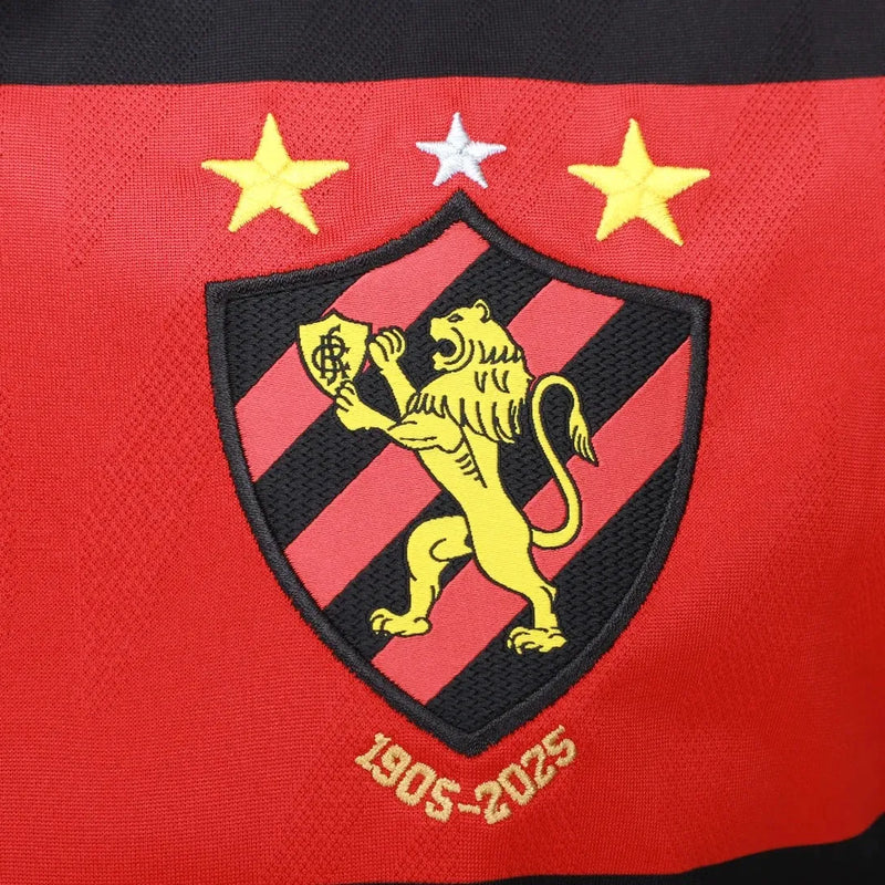 Camisa Sport Home 25/26 - Vermelha e Preta