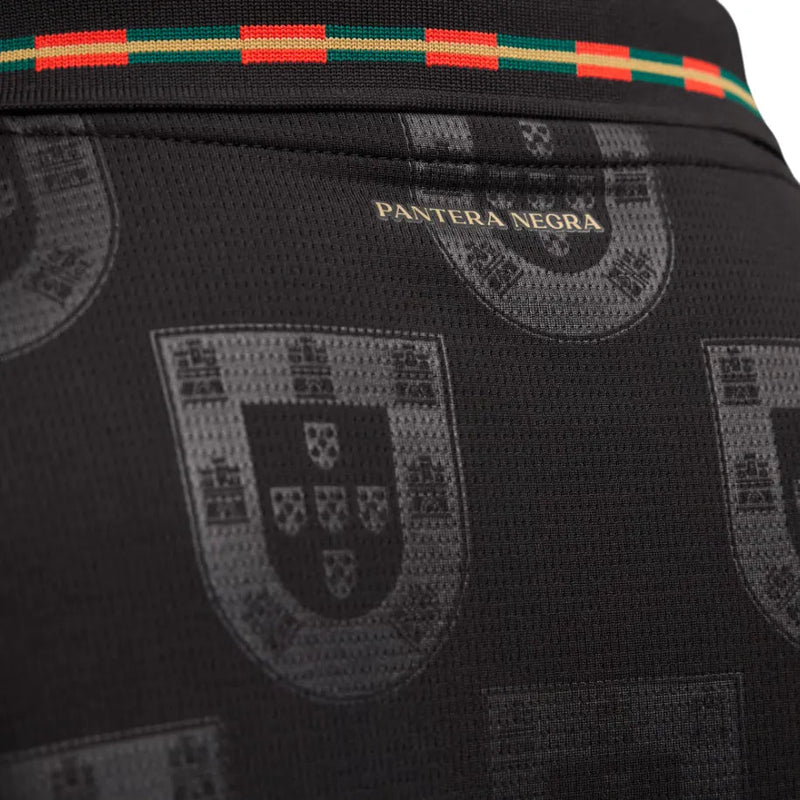 Camisa Portugal 2025 Pantera Negra - Preta