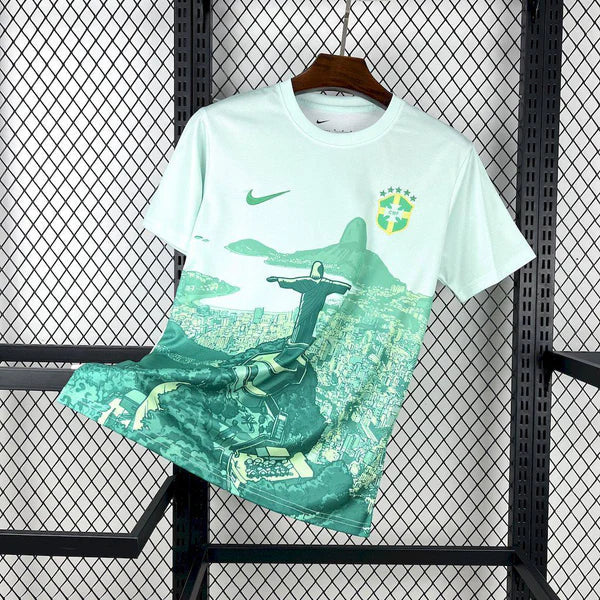 Camisa Brasil Edição Especial 25/26 Cristo Redentor - Amarela