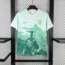 Camisa Brasil Edição Especial 25/26 Cristo Redentor - Amarela