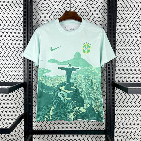 Camisa Brasil Edição Especial 25/26 Cristo Redentor - Amarela