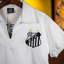 Camisa Santos Home 1960 Retrô - Branca e Preta