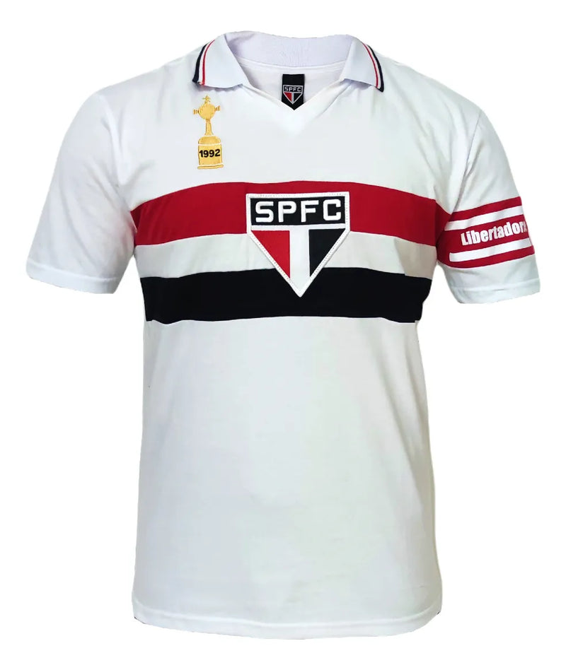 Camisa São Paulo Home 1992 Retrô - Branca
