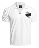 Camisa Santos Home 1960 Retrô - Branca e Preta