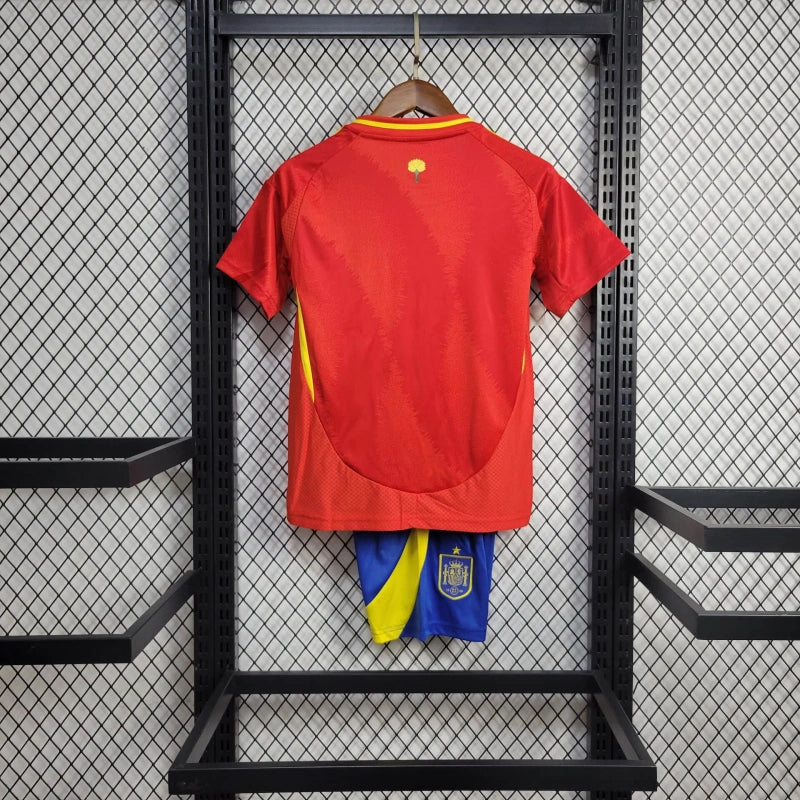Conjunto Infantil Espanha Home 24/25 - Vermelho