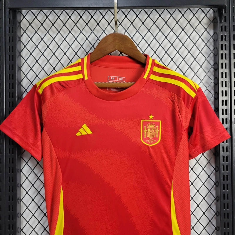 Conjunto Infantil Espanha Home 24/25 - Vermelho