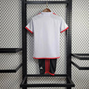 Conjunto Infantil Flamengo Away 25/26 - Branco