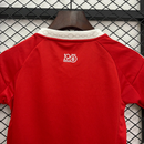 Conjunto Infantil Internacional Home 25/26 - Vermelho
