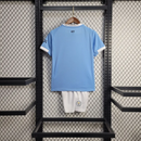Conjunto Infantil Manchester City Home 24/25 - Azul