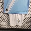 Conjunto Infantil Manchester City Home 24/25 - Azul