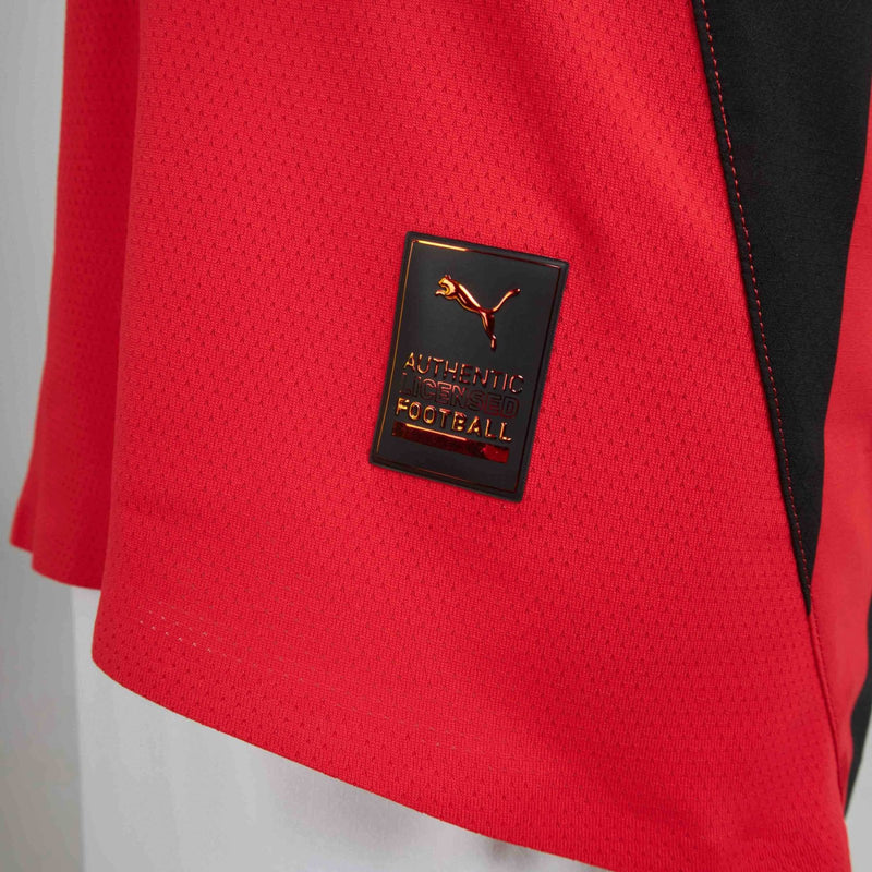 Camisa Milan Home 24/25 - Preta e vermelha