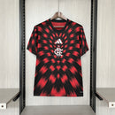 Camisa CRF Pré Jogo 25/26 - Preto e Vermelho