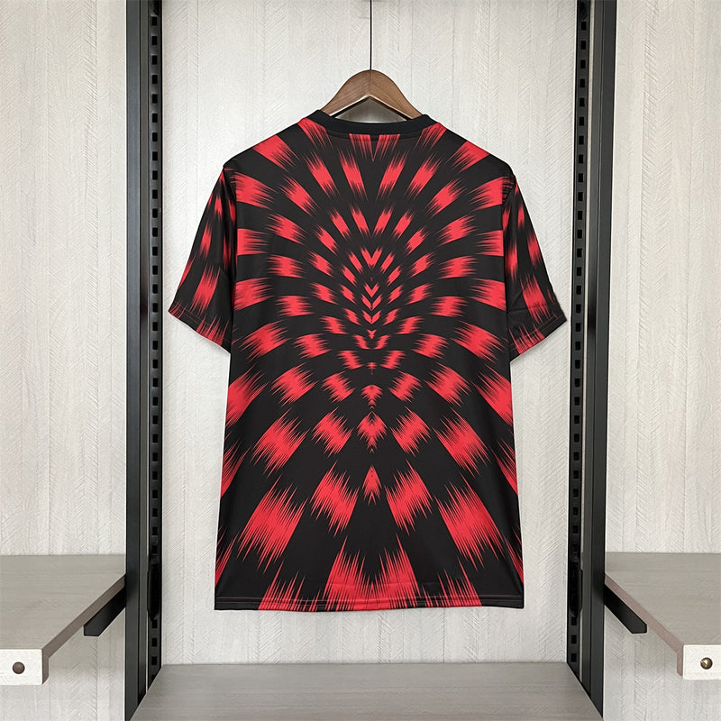 Camisa CRF Pré Jogo 25/26 - Preto e Vermelho