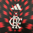 Camisa CRF Pré Jogo 25/26 - Preto e Vermelho