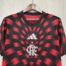 Camisa CRF Pré Jogo 25/26 - Preto e Vermelho