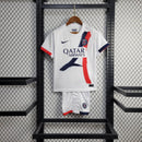Conjunto Infantil PSG Away 24/25 - Branco