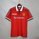 Camisa Manchester United Home 98/99 Retrô - Vermelha