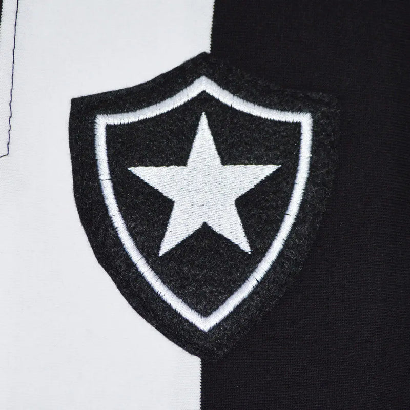 Camisa Botafogo Retrô 1968 - Preta e branca