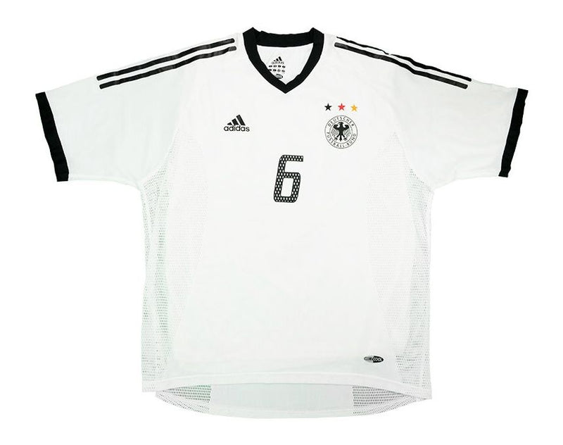 Camisa Alemanha Home 2002 Retrô - Branca